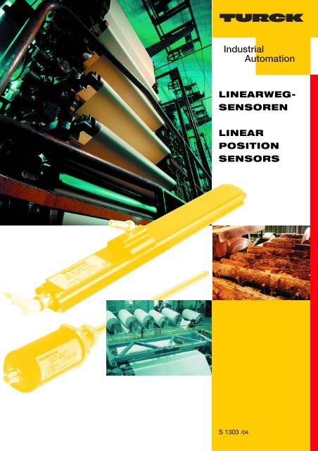 Linearwegsensoren / Linear position sensors