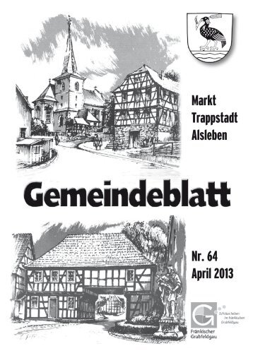 Gemeindeblatt April 2013