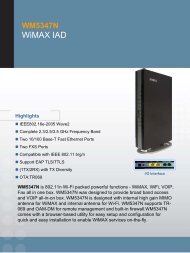 WiMAX IAD - Tecom