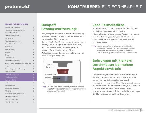 konstruieren - Proto Labs