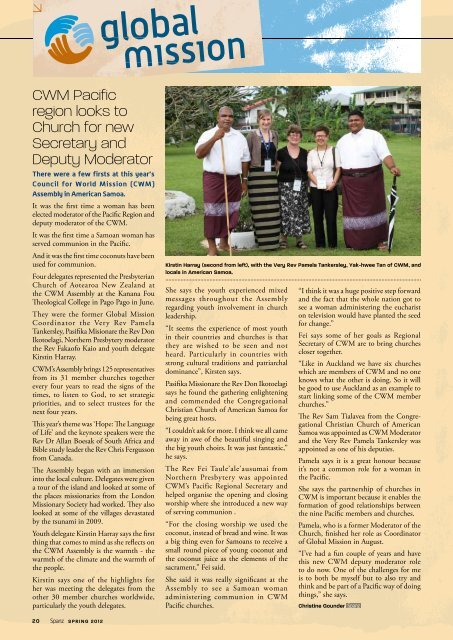 Spanz magazine - Presbyterian Church of Aotearoa New Zealand
