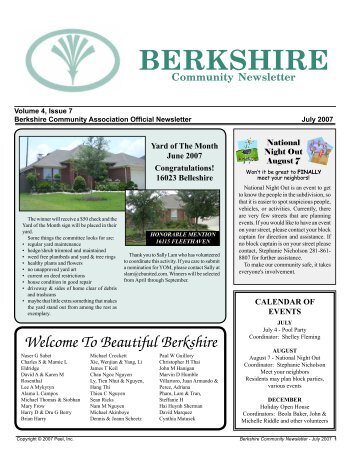 BERKSHIRE - Peel, Inc.