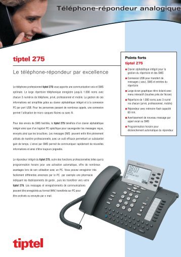 tiptel 275 - Onedirect