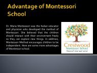 Montessori school Franklin Park NJ