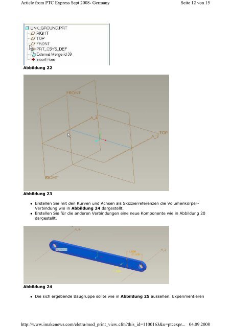 ProE Bewegungsskelette Wildfire3 - ARGE 3D-CAD