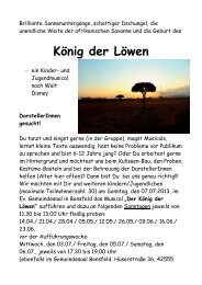 KÃ¶nig der LÃ¶wen - Evangelische Kirchengemeinde Langenberg