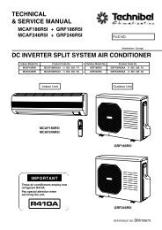 technical & service manual dc inverter split system air conditioner