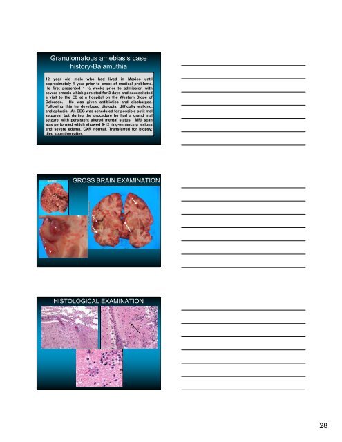 Fungal and Parasitic Infections of the CNS - Inova Health System