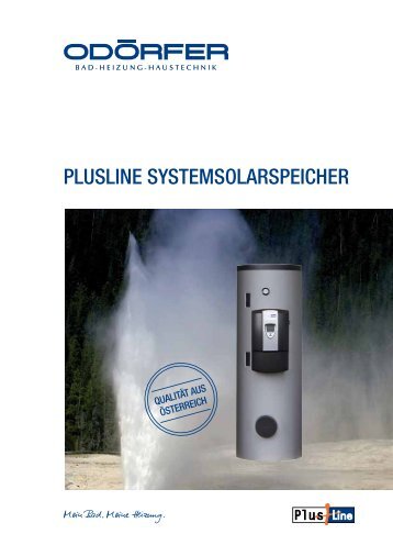 PLUSLINE SYSTEMSOLARSPEICHER