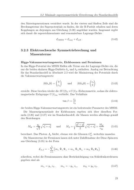 Das anomale magnetische Moment des Myons im minimalen ...