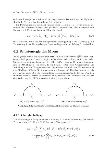 Das anomale magnetische Moment des Myons im minimalen ...