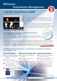 Effizientes Dokumenten-Management - ALBIS