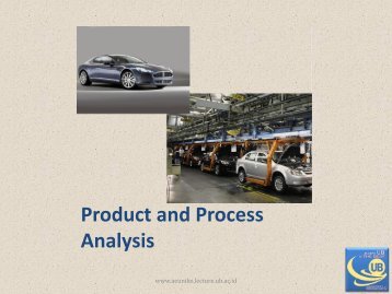 Product and Process Analysis