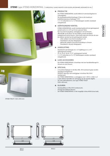 PRODUCTIE gEÃ¯nTEgREERD vEnTIEl AAnSlUITIng lUxE ... - Thermic