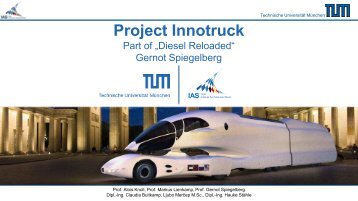 Project Innotruck - TUM-IAS