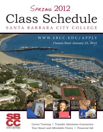 spring 2012 schedule for download - Santa Barbara City College