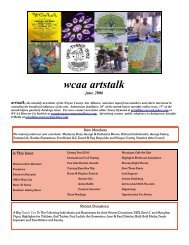 wcaa artstalk - Wayne County Arts Alliance