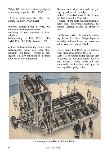 Omslag HH 110 A4.pmd - Norsk Radiohistorisk Forening