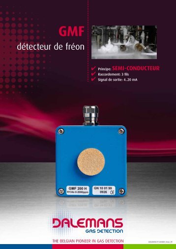 dÃƒÂ©tecteur de frÃƒÂ©on - Dalemans Gas Detection