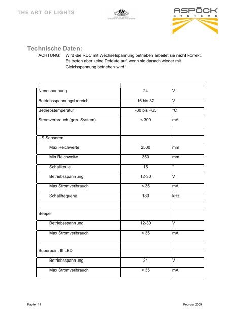 Service Total - Aspöck Systems