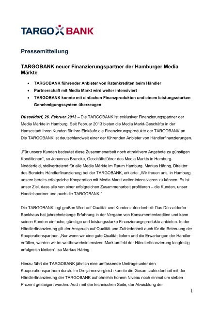 Pm Media Markt Targobank Hamburg Final
