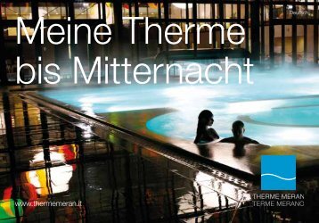 Öffnungszeiten und Preise - Therme Meran