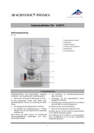 Fadenstrahlröhre TEL U18575 - 3B Scientific