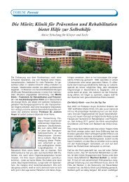 Müritz Klinik: Prävention und Rehabilitation - Diatra Verlag + Diatra ...