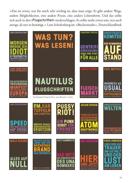 Vorschau Fruehjahr 2014 - Edition Nautilus