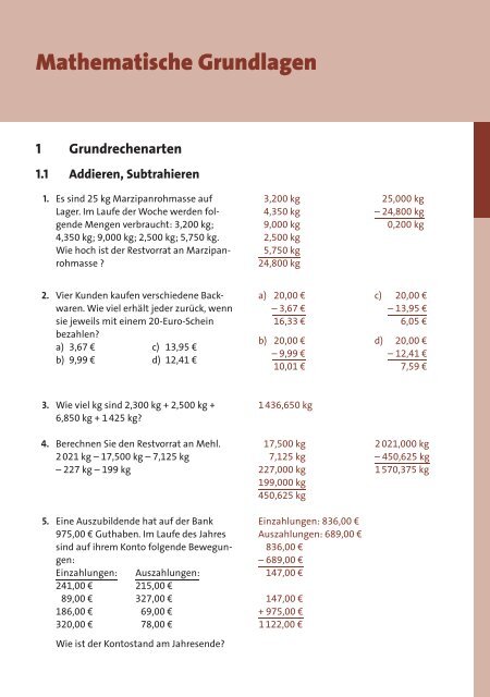 Probeseiten (pdf) - Verlag Handwerk und Technik