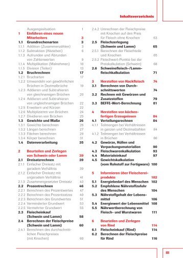 Inhaltsverzeichnis (pdf) - Verlag Handwerk und Technik