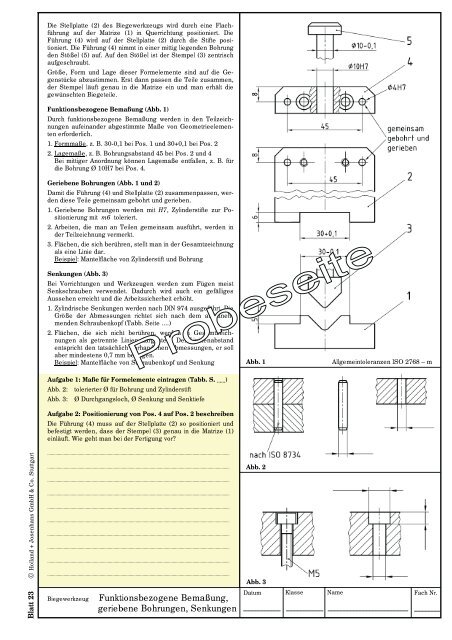 Probeseiten (pdf) - Verlag Handwerk und Technik