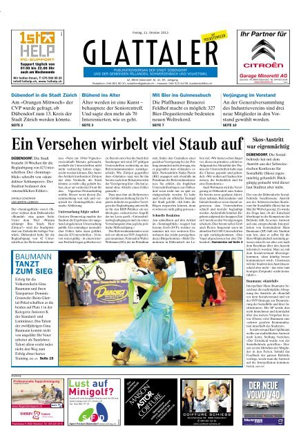 EinVersehen wirbelt viel Staub auf - Zürichsee-Zeitung