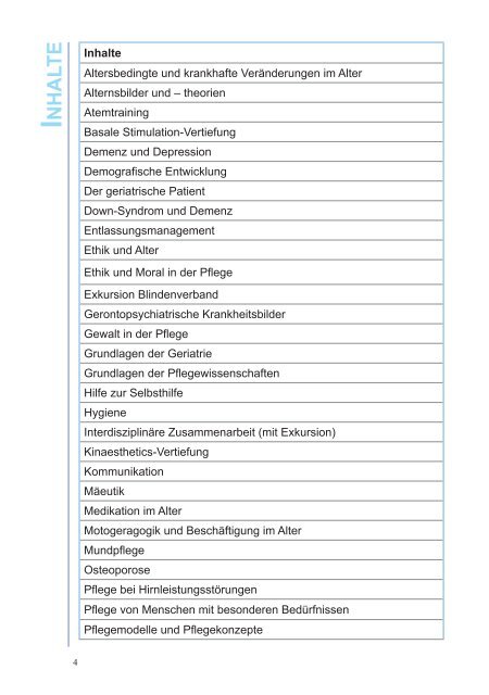 Gerontologische Pflege - akademie wels