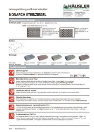 EN 771-3 Leistungserklärung MONARCH STEINZIEGEL.pdf - Häusler
