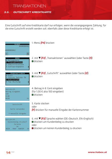 Bedienungsanleitung Terminal iCT220, iWL221 und ... - Hobex AG