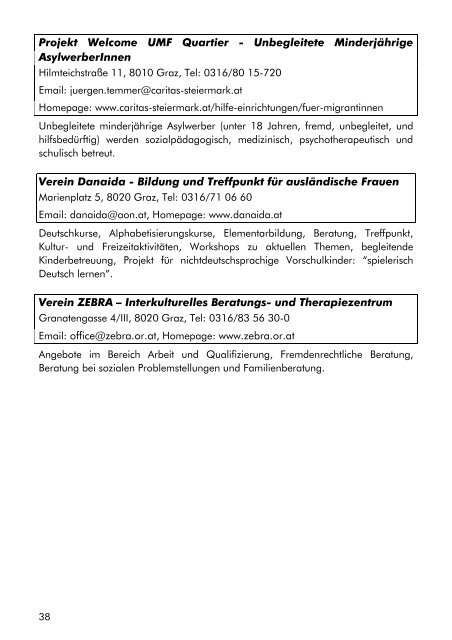 Beratungs- und Infostellen - LOGO Jugendmanagement Steiermark