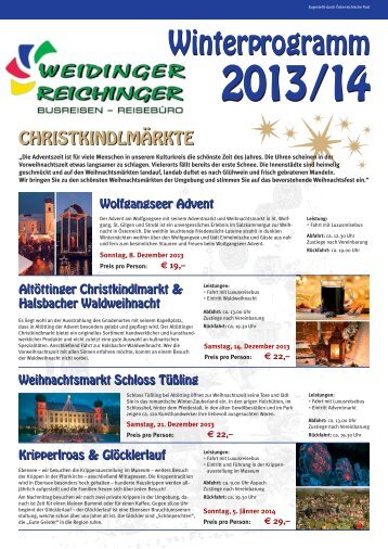 Reichinger_Winterprogramm 2013 ... - Reichinger-Weidinger