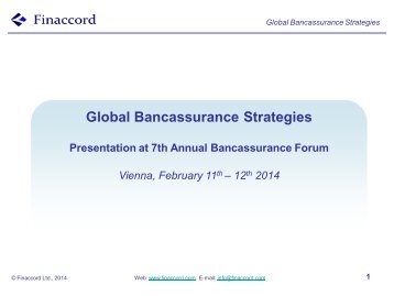 presentation_global-bancassurance-strategies_7th-annual-bancassurance-forum_vienna_11-12-february-2014