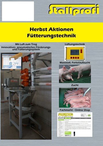 Herbst Aktionen Fütterungstechnik - Stallprofi Hof- und ...