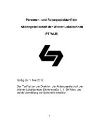 PT WLB - WLB Wiener Lokalbahnen AG