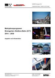 Mehrjahresprogramm 2014-30 - BDWM Transport AG