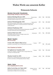 Weinkarte (PDF, 196.61 KB) - Restaurant Florians Weinstube