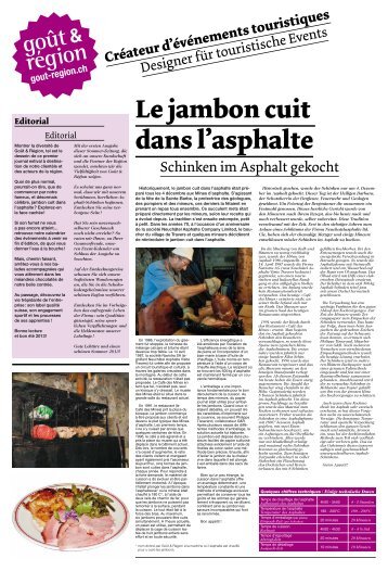 Le jambon cuit dans l'asphalte - Goût & Région