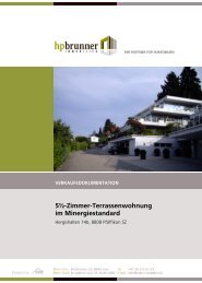 Pfäffikon SZ, luxuriöse 5½-Zimmer-Terrassenwohnung - HP Brunner ...