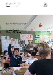 Schule Eselriet, Illnau - Effretikon - Stadt Illnau-Effretikon