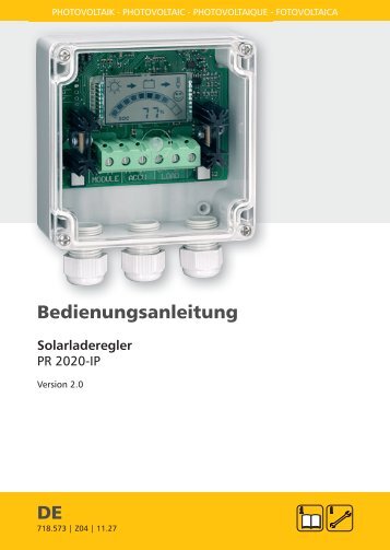 Bedienungsanleitung DE - IWS Solar AG