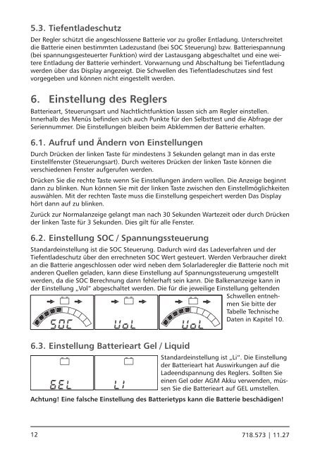 Bedienungsanleitung DE - IWS Solar AG