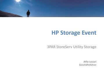 3PAR StoreServ Utility Storage - Lake Solutions AG