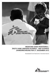 pdf, 1199 KB - Médecins Sans Frontières Suisse